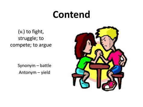 contend vs contest|Contend Definition & Meaning .